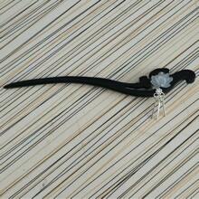 1pc Retro Lotus Wood Hairpin, Women Hanfu Tassel Bun Stick Hair Clip, Minimalist High-End Daily Hair Accessory,Hair Accessories Hair Styling Pins Hair Bun Maker Bun Hair Piece, School Stuff