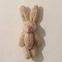 1pc Cute Miniature Cartoon Decor Plush Toy House Toy Photography Props, Soft Simulated Fur Bear, Lovely Style, Suitable For Bag, Clothing, Socks, Shoes Accessory Or Cute Gift For Your Friend, Family As A Birthday Or Christmas Present, Also A Great Addition To Your Plush Collection.