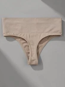 VKME 3 Pezzi Set di Mutandine a Vita Alta Senza Cuciture in Maglia
