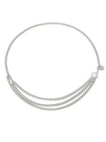 1 Peça Corrente de Cintura Vintage de Estilo de Rua Metálica Oca Multicamadas, Verão, Escola, Outono, Halloween