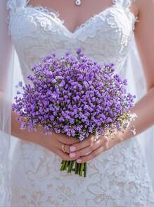 3/5/10/20/30 piezas Flores artificiales Gypsophila (Paniculata), ramos de Gipsófila artificial a granel, flores falsas de Gipsófila para centros de mesa de bodas, arreglos, decoración de oficina y hogar