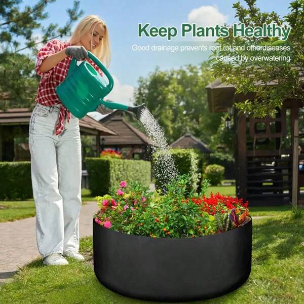 Extra Large, Deep, And Tall Grow Bags. Circular Fabric Raised Garden Bed Planter Box, Breathable Fabric Planting Container For Growing Potatoes, Carrots, Onions And Other Root Vegetables, Suitable For Garden, Indoor And Outdoor Use