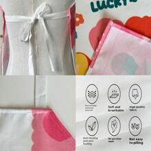 Sanrio Sanrio Cute Cartoon Kt Cat Room Parent-Child Children's Adult Apron Painting Anti-Fouling Overalls