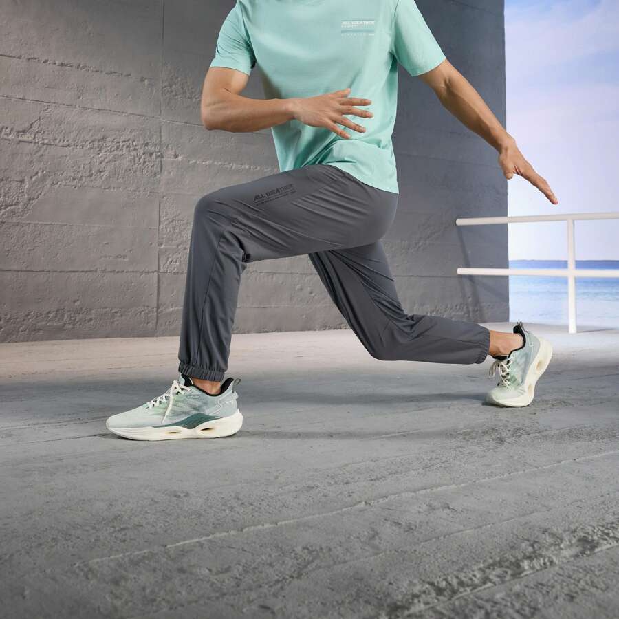 XTEP Elastische Hosen 2.0 | Herren Frühling und Herbst Stretch Eisseidenrasche Trocknungshose, Sonnenschutzhose, Sportliche Herrenhose 877229840210