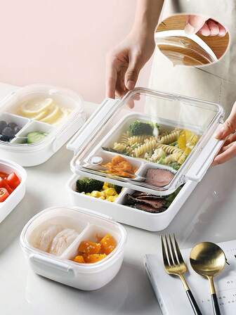 1pc Bento Box, Brown Rice Lunch Box For Students, Portable Airtight Meal Prep Container For Breakfast/Lunch