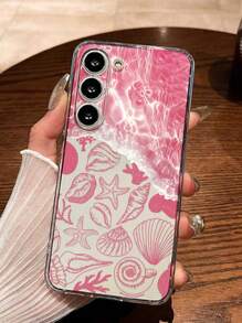 Funda de teléfono de verano con elementos oceánicos pintados, minimalista, resistente a las caídas y gruesa. Impresa y compatible con iPhone 16/16 Pro/16 Pro Max/16 Plus/15 XR /7/8 15 Pro Max/12 Pro Max/13 Pro Max/14 Pro Max 13 14 11 12p14 Female P11 Soft Shell P12 Anti-Fall XS.XR /78P.78GES2, compatible con A134G A22 A21S A514G A52 S22 ULTRA A335G, compatible con Redmi 10 Redmi Note 114G Redmi 11 Lite A53 TPU A14 /A23/S23 ULTRA S24 A14 A15 S23 A73 Redmi.