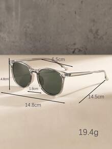 con lentes tintados, remaches y diseño de moda para hombres, accesorios casuales, accesorios de playa, para verano, playa, al aire viajes - verde menta - Ver 5