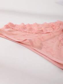 4 PCS Women's Sexy Lace Panties Low Waist Seamless Briefs Hollow Out Lace Splicing Lingerie Comfortable And Breathable Sports Underwear