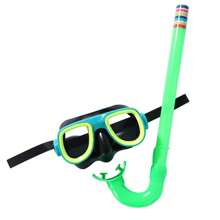 Conjunto de máscara de aventura, traje de baño separado, equipo de snorkel para nadar, gafas de natación y estudio, máscara de buceo y set de snorkel para niños de 4 a 8 años, accesorios y artículos esenciales para la playa, flotador de piscina