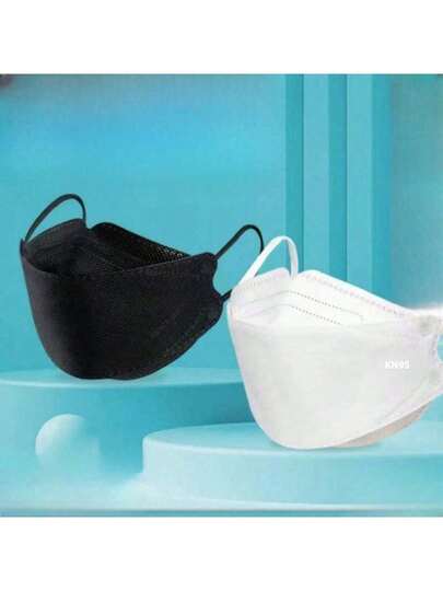 10pcs Fashionable Women 4-Ply Dust-Proof Face Mask, Suitable For Daily Wear