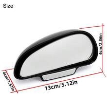 1个盲点镜，汽车后视镜，360度可调广角侧后视镜，广角镜，快速泊车辅助后视镜 - 均碼 - 查看 10