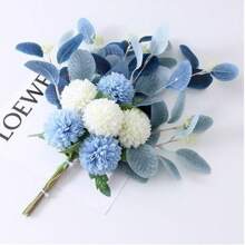 5/10/15 Stücke Künstliche Ping-Pong Chrysanthemen, stiellose künstliche Ping-Pong Chrysanthemen für den Heimgebrauch, lebensechte künstliche Ping-Pong Chrysanthemen für DIY Hochzeitsdekoration, geeignet für Zuhause, Büros, Cafés, Partys und Hochzeiten