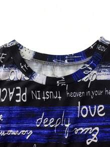 Camiseta de manga corta con letras EVF y rayas para mujer - Camiseta básica casual de cuello redondo, Blusa de verano con gráfico de cuello de tripulación, Camisa de ajuste relajado para uso diario
