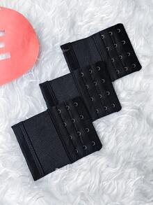 tanghou 3 chiếc dây nối áo ngực nhiều màu có 3 hàng 4 móc, khóa nối áo ngực đàn hồi, móc thép không gỉ để điều chỉnh áo ngực - Nhiều màu - Xem 9