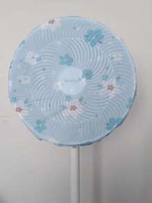 1pc Circular Electric Fan Dust Cover, Floor Standing Or Tabletop, Universal Protective Storage Case And Anti-Pinching Cover