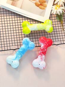 1pc TPR Bone-Shaped Pet Bite Toy For Grinding Teeth, Cleaning Teeth, Playing And Keeping Company, Only For Pets To Use