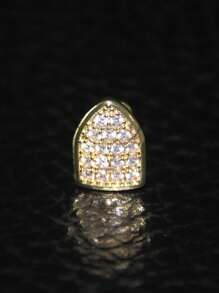 1 Peça Joia para Dente com Zircônia Cúbica em Estilo Hip Hop Unissex