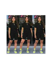 Custom Outfits Women T Shirt And Short Sets Summer 2