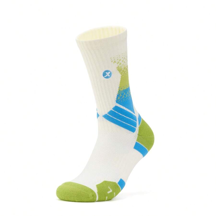 XTEP Xtep Sports Socks Men's New Spring Official Authentic Breathable Socks Fitness Medium To Long Sweat Absorbing Basketball Socks 876339580046