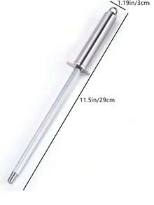 1pc Stainless Steel Knife Sharpener, Modern Knife And Scissor Sharpener Tool For Kitchen, - Multicolor - View 6