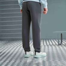 XTEP Special Step Guards Men's 2024 New Autumn Men's Pants Casual Men's Pants Straight Knitted Sports Pants 876329630159