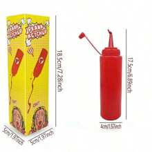1 pieza Botella de ketchup de broma - Juguete de broma - Juguete de broma - Regalo de broma - Regalo de cumpleaños - Regalo perfecto - Juguete del Día de los Inocentes - Regalo de Pascua - Juguete de Pascua - Regalo - Juguete