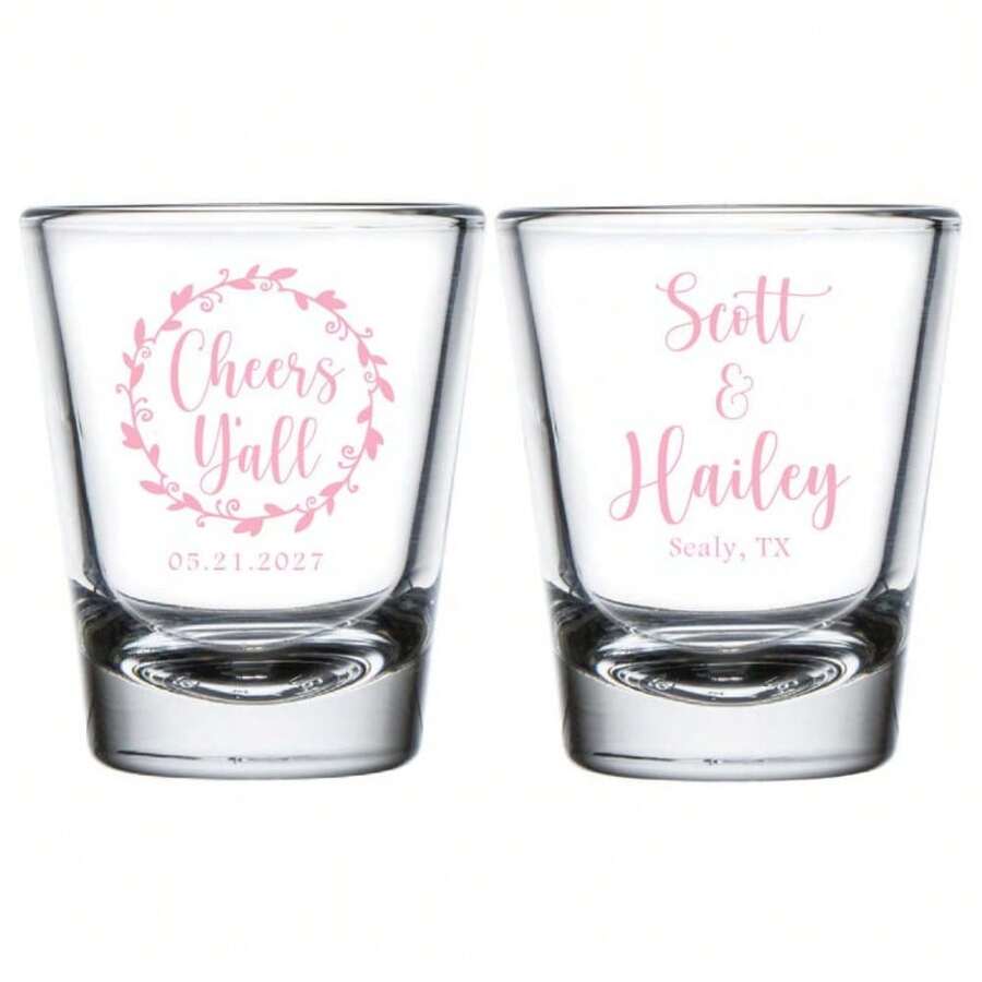 个性化婚礼小酒杯、婚礼小酒杯、婚礼礼品小酒杯、婚礼小酒杯、定制小酒杯礼品（18 种）、多功能、耐用、装饰性、可重复使用、精致、时尚、高品质、色彩鲜艳、现代、定制、个性化、独特、适合他的理想礼物、适合她的理想礼物、男朋友、爸爸、女朋友、妈妈、家人、朋友、茶室、家庭、花园、办公室、周年纪念日、情人节、母亲节、生日、父亲节、毕业典礼、婚礼、乔迁 - 多色 - 查看 1