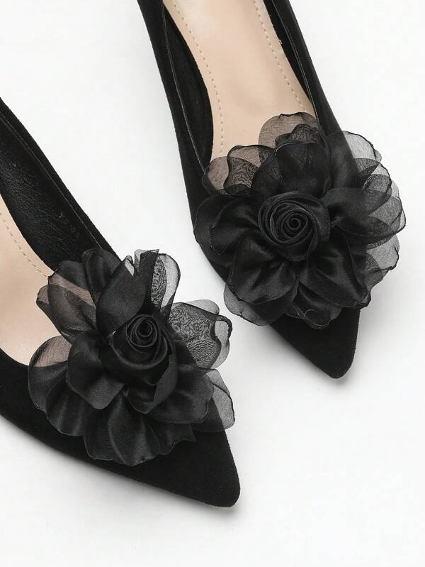 2 Peças de Clipes para Sapatos, Adequado para Saltos e Sapatilhas, Presente Requintado para Mulheres e Meninas