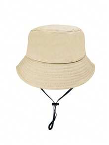 Mũ tai bèo thoáng khí màu trơn cho trẻ em, dây đeo cằm có thể tháo rời, dây đai bên trong có thể điều chỉnh, phù hợp cho mọi mùa, nhiều kích cỡ và màu sắc, kiểu dáng tối giản, đa năng cho các hoạt động thường ngày, ngoài trời và du lịch. - Màu đặc - Xem 16