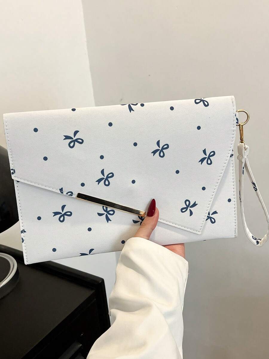 New Design Sweet Fashion Envelope Large Capacity Handbag, High-End Niche Evening Clutch Bag