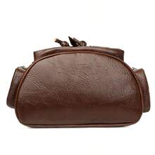 Large Capacity Retro Casual Flap Backpack, Unisex Travel Rucksack Student Schoolbag - View 6