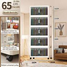 5/4/3/2/1 Easy-Install Thickened Baby Wardrobe, Nursery Storage Cabinet, Household Snacks & Clothes Organizer Box, Children Small Closet - Multicolor - View 11