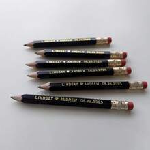 [Custom]Save Date Pencil Personalized Customization Wedding Pencil Wedding Party Game Customized Pencil Parts - Multicolor - View 9