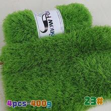 1 套(共 400 克)人造毛皮纱线,粗针织纱线,适用于外套、睡衣、围巾、帽子、披肩、背心,1 件 = 4 球 = 400 克 - 彩色 - 查看 21