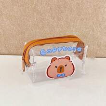 1pc Transparent Waterproof PVC Girly Jelly Coin Purse, Cardholder & Keyring Pouch Set Mini Wallet - Multicolor - View 11