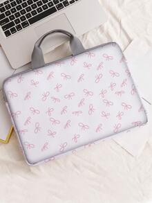 Bow Pattern Printed Laptop Bag Computer Cloth Cover Accessories Soft Laptop Bag Soft Computer Cover Laptop Cover Tablet Leather Bag Laptop Zipper Computer Cover School Business Office - Multicolor - View 17