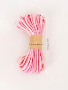 Macrame Cord 3mm X 10 M, Variegated Color Twisted Rope, Rope, Macrame Yarn For Wall Hangings, Plant Hangers, Crafts, DIY Decorating Projects - Multicolor - View 6