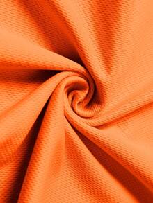 Orange Women Sports Tank Top With Wide Shoulder Cut And Rounded Hem Delivers Vibrant Style Ideal For Hiking Gym Sessions And Group Class Activewear - Orange - View 8