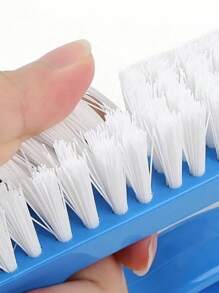1pc Cleaning Brush - Strong Bristle Design, Deep Cleaning Tiles And Shower Grout, Strong Stain Removal Brush - Perfect For Bathroom Shower Grout Cleaning And Maintenance, Essential Cleaning Supplies