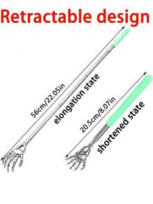 1pc Cat Massage Scratching Tool, Stainless Steel Portable Retractable Pet Scratcher, Cat Favorite Scratching Tool,Puppy Keep,Cat Necessities