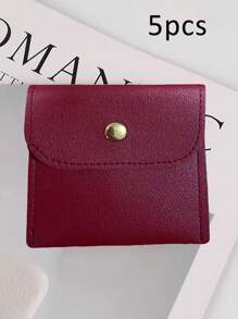 20/1pc Faux Leather Jewelry Pouches With Snap Closure Jewelry Storage Bag - Luxurious Gift Bags For Earrings, Necklaces, Bracelets, And Rings - Perfect For Storage & Pieceaging ﻿,Square Velvet Cloth Bag With Snap Fastener ,Velvet Jewelry Bags ,Cloth Gift Pouches Candy Gift Necklace Bracelet Packing Jewelry Beads Gift For Valentine's Day