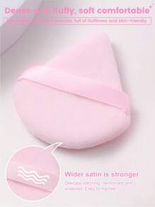 6 pièces/1 pièce Set d'éponges de maquillage, houppette veloutée, éponge correctrice, houppette de poudre de maquillage, éponge de maquillage, outils de maquillage, éponge de beauté multicolore pour une application parfaite de liquide, crème et fond de teint, éponge de base non latex pour le maquillage humide et sec du correcteur de peau, houppette triangulaire veloutée, éponge de beauté, éponge de maquillage, houppe de maquillage, décoration de salle de bain estivale