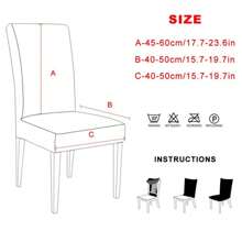 Funda elástica de unicolor ajustable, fundas de silla de comedor de boda y banquete para el hogar, de spandex y estiramiento