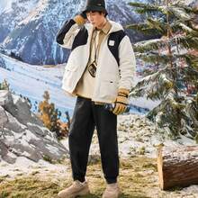 XTEP Velvet Sanitary Pants Genuine Spring And Autumn Knitted Casual Pants Couple Leg Tight Men's Sports Pants 876427630125 - True Black - View 4