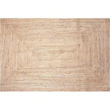 2025-NEW Craft Trade Round Jute Rug Hand Woven Braided 150X150 Cm Area Rug For Home Drative Boho Carpet Area Rugs For Living Room  Bedroom 60x60 InchRectangular 91 X 152 Cm (Rectangular)- - Bildfarbe - View 2