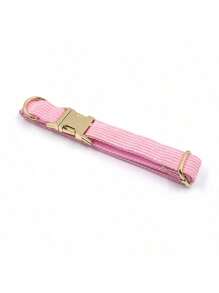 Corduroy Plush Adjustable Pet Collar/Dog Collar, Zinc Alloy Buckle, Suitable For Small, Medium And Large Pets. Corduroy Material Is Soft And Comfortable, Won't Irritate Pet Skin, Ideal For Long-Term Wear, Especially For Sensitive Skin Pets.