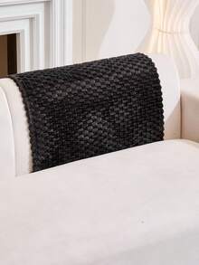 1 Copritapezzeria in peluche a nido d'ape, colore tinta unita, 100% poliestere, adatto agli animali domestici, si adatta a poltrone singole, divani a 2/3/4 posti e divani modulari, stile minimalista per soggiorno, camera da letto, decorazione per la casa, per tutte le stagioni