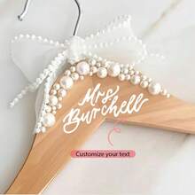 Spersonalizowana suknia ślubna z perłami, drewniany wieszak, zaręczyny, wieczór panieński, wieczór panieński, dekoracja, druhna, panna młoda, żona, prezent, wielofunkcyjny, ozdobny, wielokrotnego użytku, wykwintny, stylowy, wysokiej jakości, kolorowy, nowoczesny, niestandardowy, spersonalizowany, niepowtarzalny, do domu, ogrodu, biura, na rocznice, walentynki, dzień matki, urodziny, dzień ojca, ukończenie szkoły, śluby, parapetówkę, wystrój domu, wystrój wnętrz, grafika, dom i życie, nawiedz swój dom, pamiątki