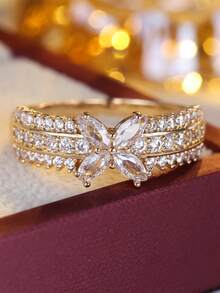 1 Ring. A Hand - Ornament Packaged In An Exquisite Gift Box With A Fresh And Simple Pastoral Flower Theme - Ring - View 4