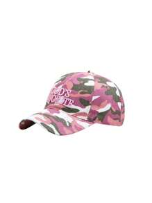 God's Favorite Embroidered Camouflage Jungle Splatter Print Streetwear Baseball Cap (Print Pattern And Hang Tag Randomly Assorted)